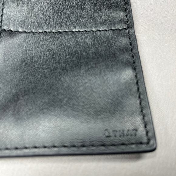 Fossil Passport Credit Card Zip Pocket Travel Accessory Leather Old Money - Picture 6 of 14